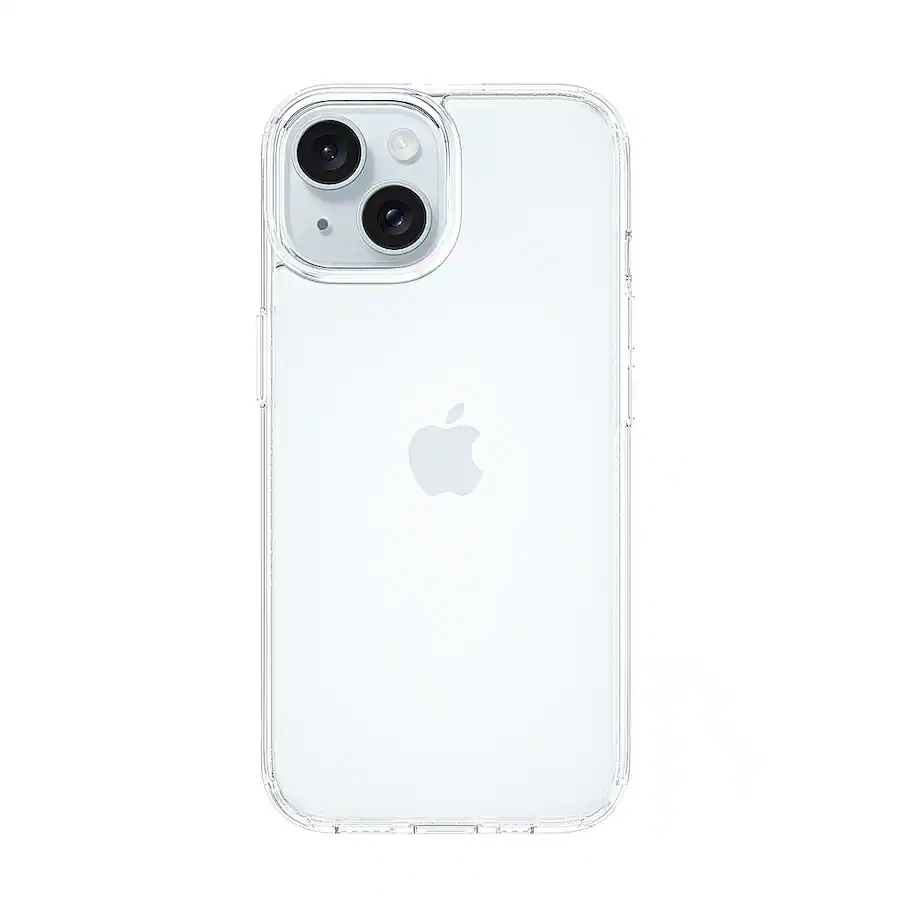 Insignia™ - Hard-Shell Case for iPhone 17e/16e/15/14/13 - Clear - Image 3