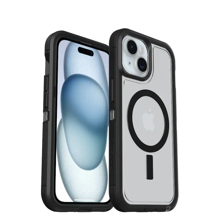 OtterBox - Defender Series Pro XT Hard Shell for MagSafe for Apple iPhone 17e, iPhone 16e, iPhone 15, iPhone 14, iPhone 13 - Dark Side - Image 3