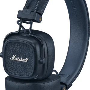 Marshall - Major V Wireless On-Ear Bluetooth Headphones with Lightweight Foldable Design and Microphone for Calls - Midnight Blue