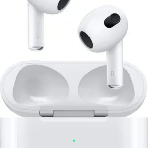Apple - Refurbished Excellent - AirPods (3rd generation) with Lightning Charging Case - White